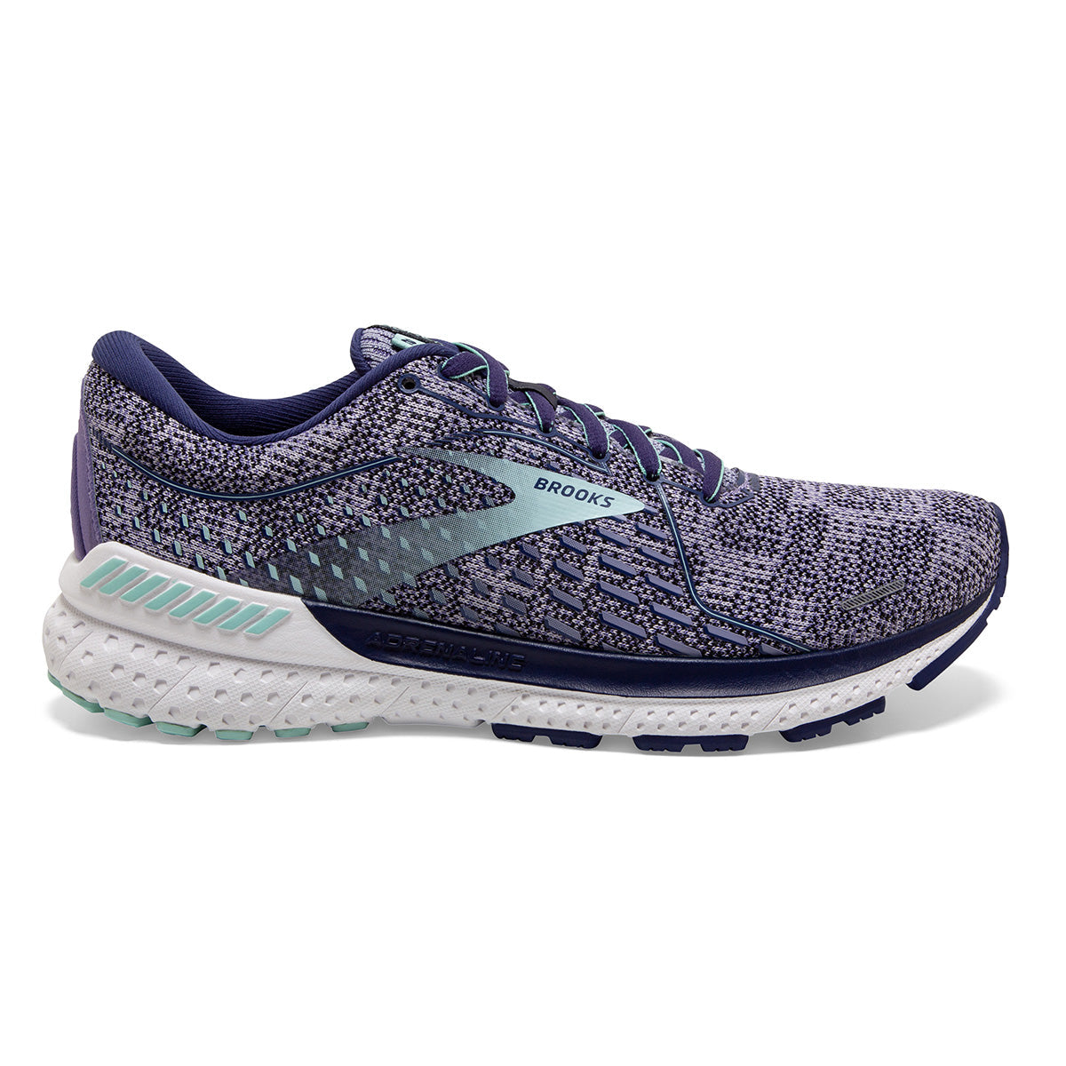 Brooks Adrenaline GTS 21 Brand — Almond - Ombre - Metallic — Size B — Width 10.5 — Detail View