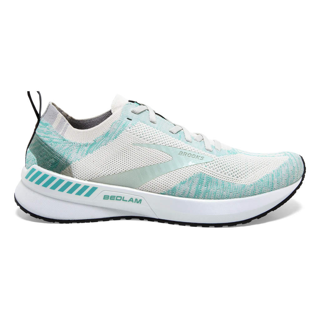 Brooks Bedlam 3 — Black - Blackened Pearl - White — Size B — Width 10.5 — Detail View