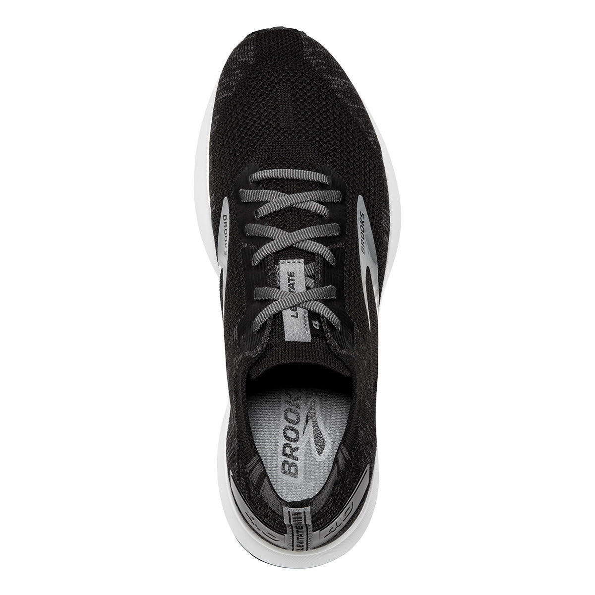 Brooks Levitate 4 — Black - Ebony - Rose Gold — Size B — Width 6.5 — Lifestyle View