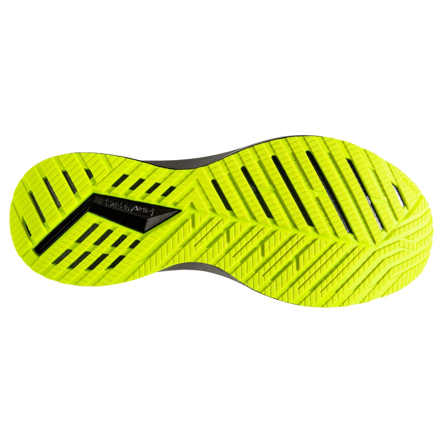 Brooks Levitate 4 Run Visible — Black - Nightlife — Size B — Width 10.5 — Top View