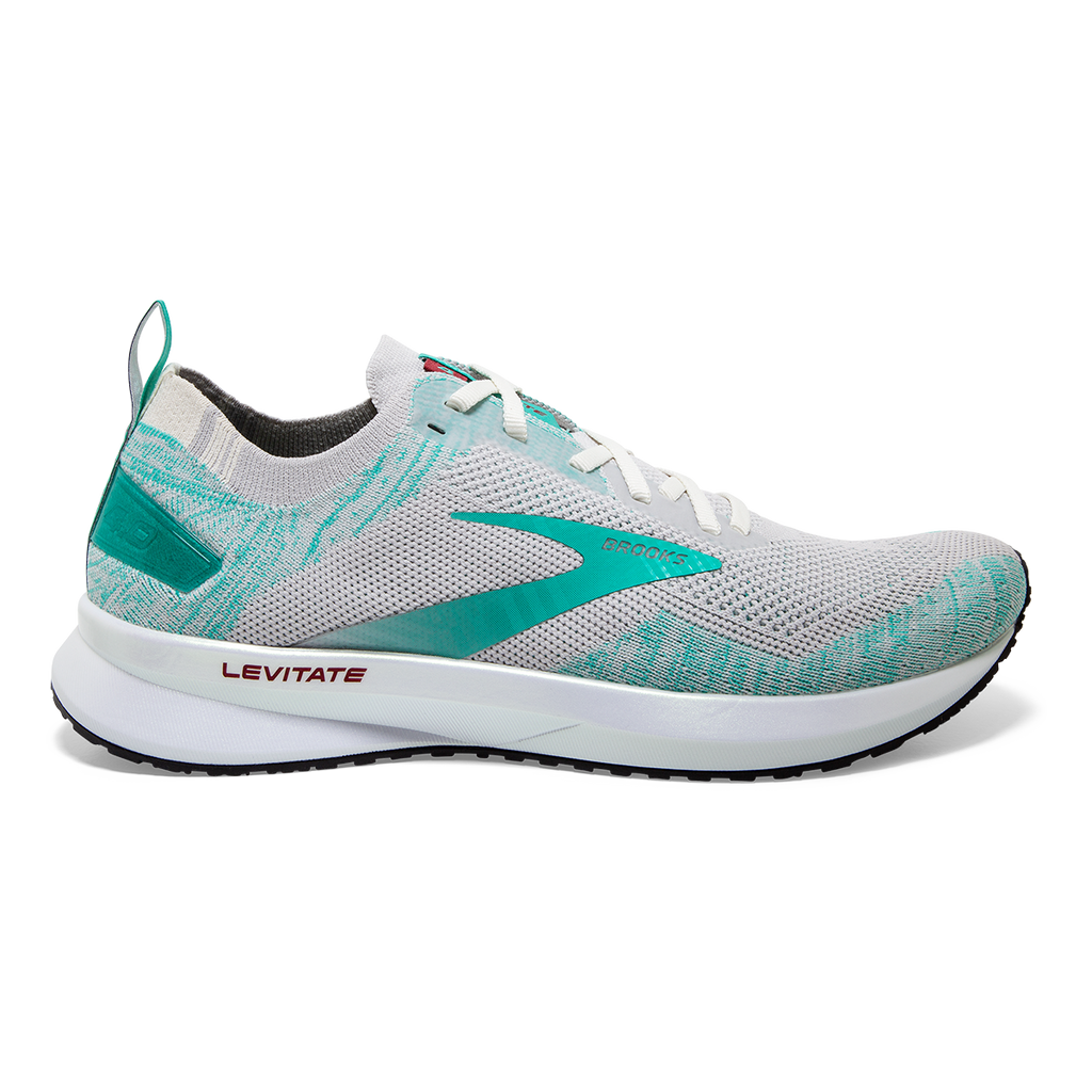 Brooks Levitate 4 — Black - Ebony - Rose Gold — Size B — Width 6.5 — Front View