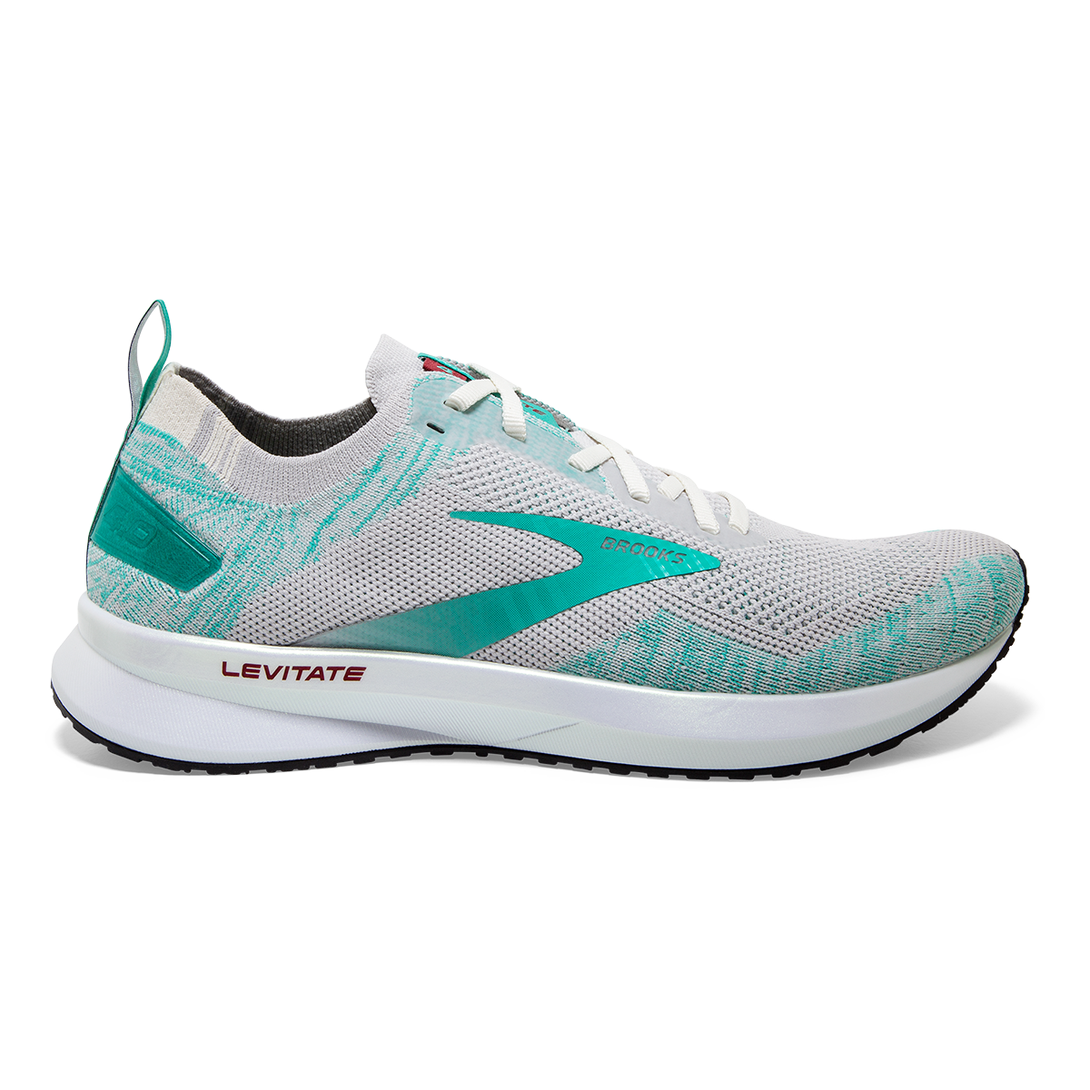 Brooks Levitate 4 — Black - Ebony - Rose Gold — Size B — Width 6.5 — Front View