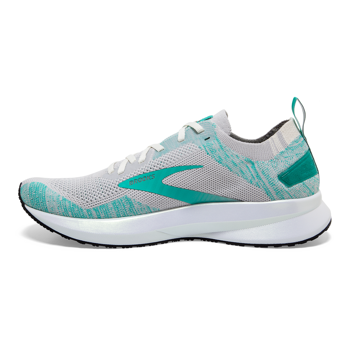 Brooks Levitate 4 — Black - Ebony - Rose Gold — Size B — Width 6.5 — Side View