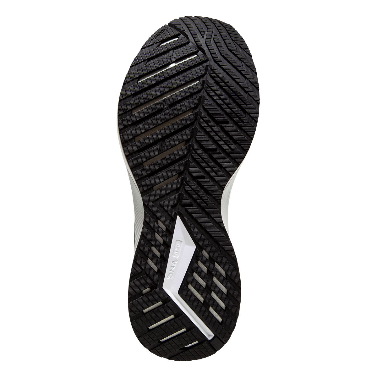 Brooks Levitate 4 — Black - Ebony - Rose Gold — Size B — Width 6.5 — Top View