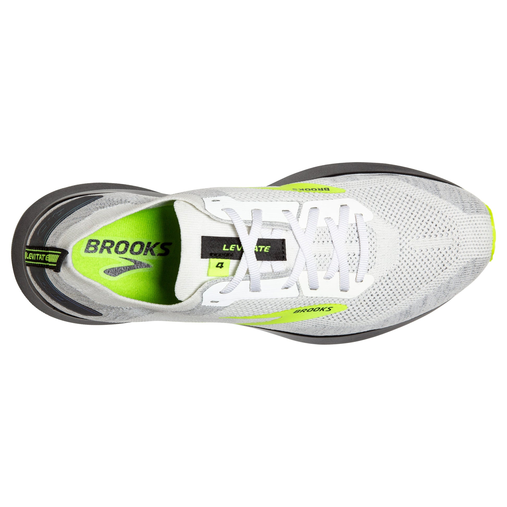 Brooks Levitate 4 Run Visible — Black - Nightlife — Size B — Width 10.5 — Alternate View 7