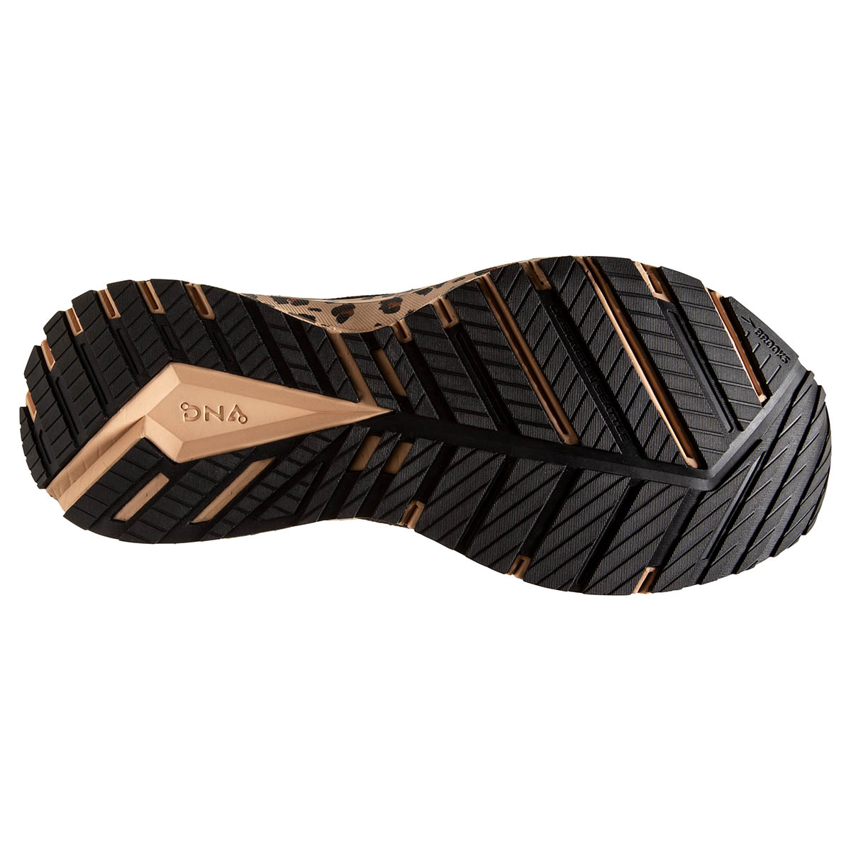 Brooks Revel 4 Run Wild — Black - Latte - Metallic — Size B — Width 10 — Top View