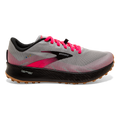 Brooks Catamount — Deep Cobalt - Diva Pink - Oyster Mushroom — Size B — Width 11 — Front View