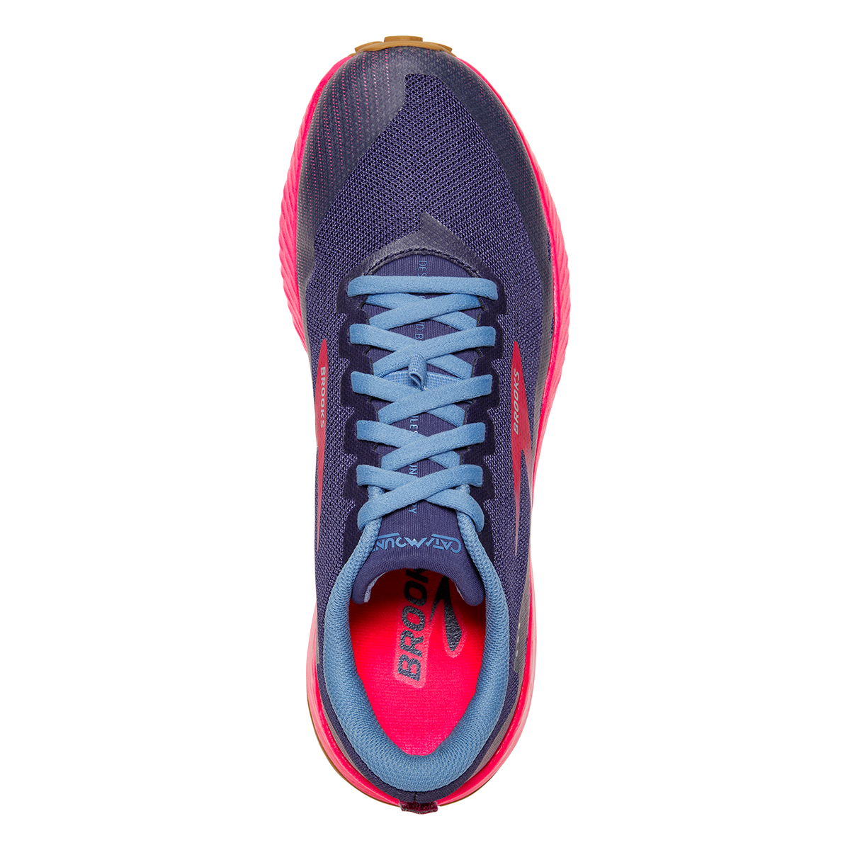 Brooks Catamount — Deep Cobalt - Diva Pink - Oyster Mushroom — Size B — Width 11 — Alternate View 15