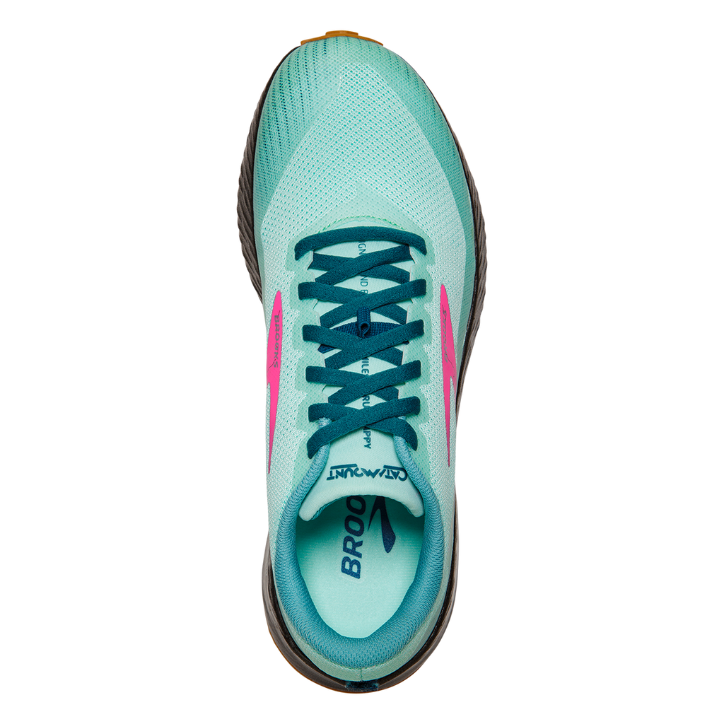 Brooks Catamount — Deep Cobalt - Diva Pink - Oyster Mushroom — Size B — Width 11 — Alternate View 19