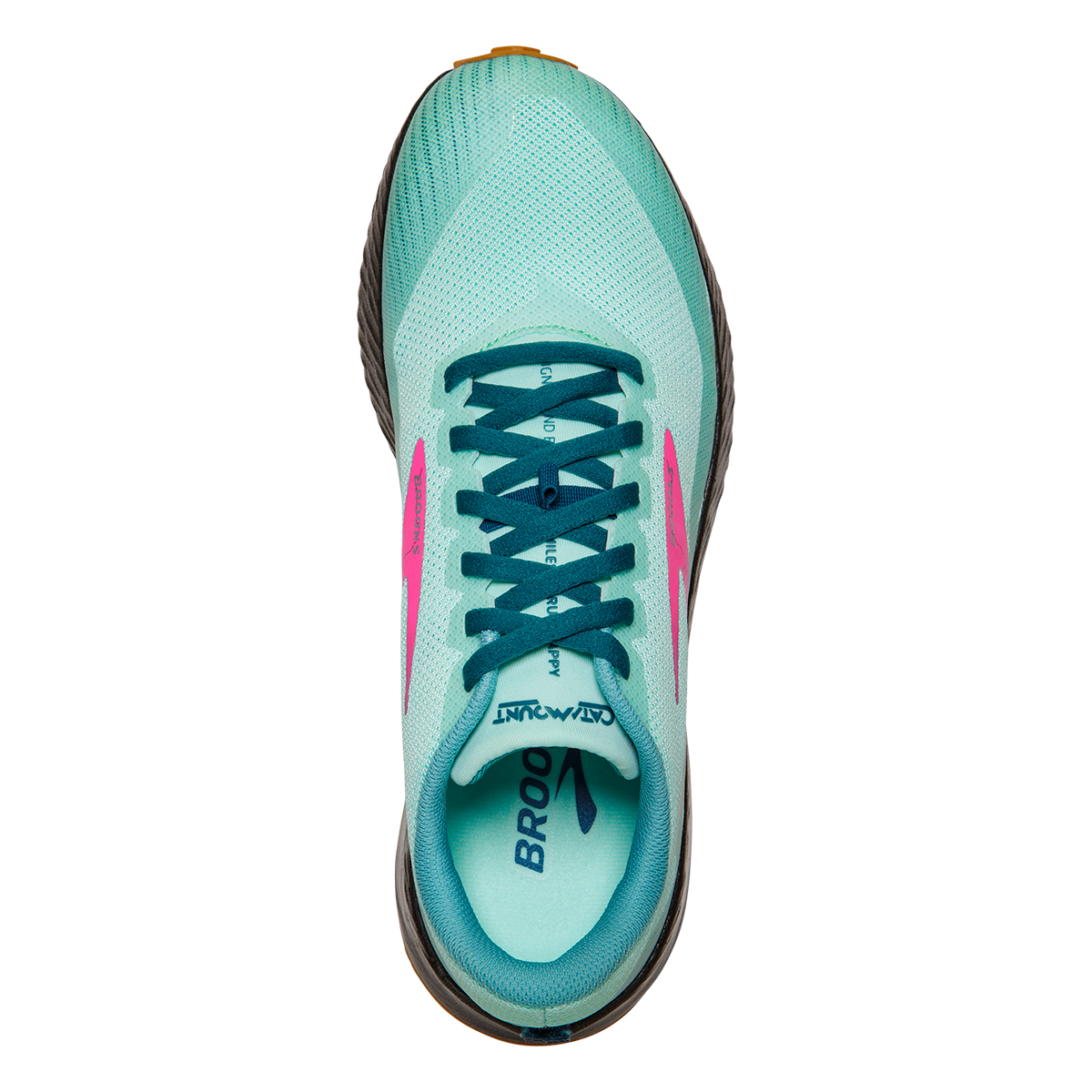 Brooks Catamount — Deep Cobalt - Diva Pink - Oyster Mushroom — Size B — Width 11 — Alternate View 19