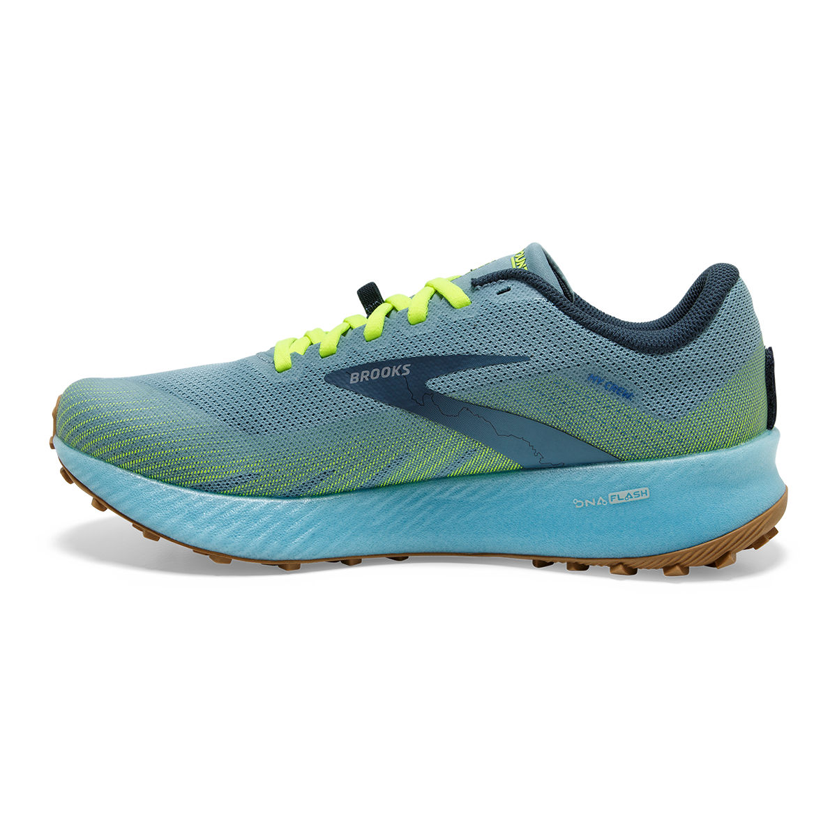 Brooks Catamount — Deep Cobalt - Diva Pink - Oyster Mushroom — Size B — Width 11 — Alternate View 10