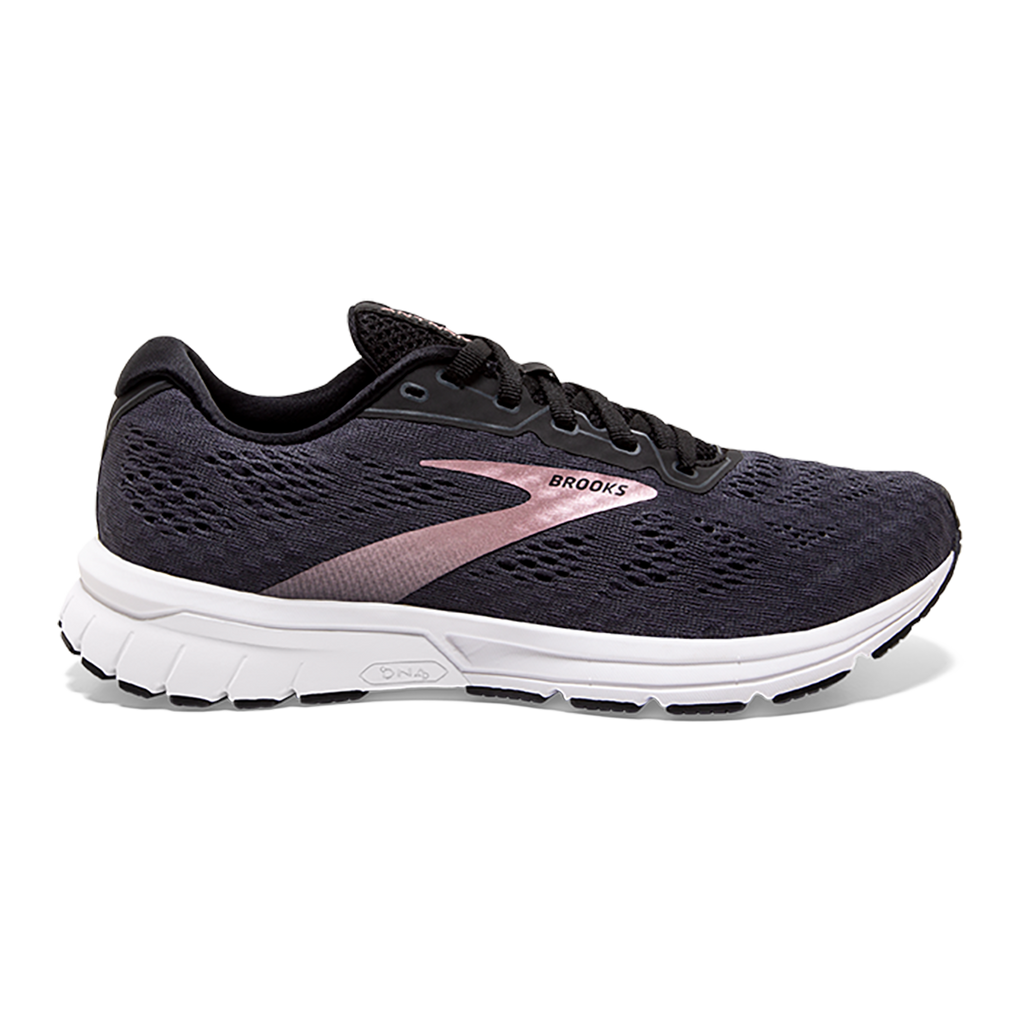 Brooks Anthem 4 — Black - Ebony - Metallic — Size B — Width 10.5 — Detail View