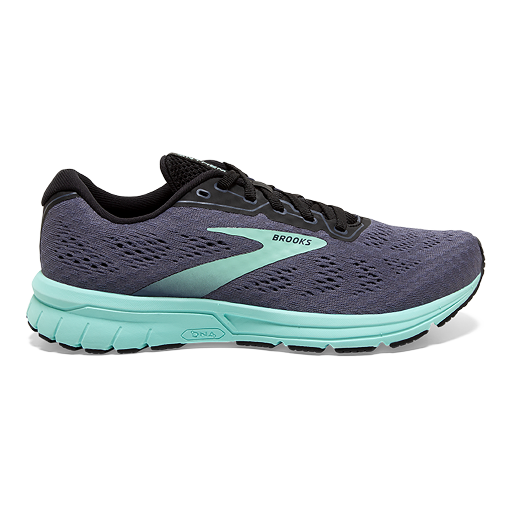 Brooks Anthem 4 — Black - Ebony - Metallic — Size B — Width 10.5 — Front View