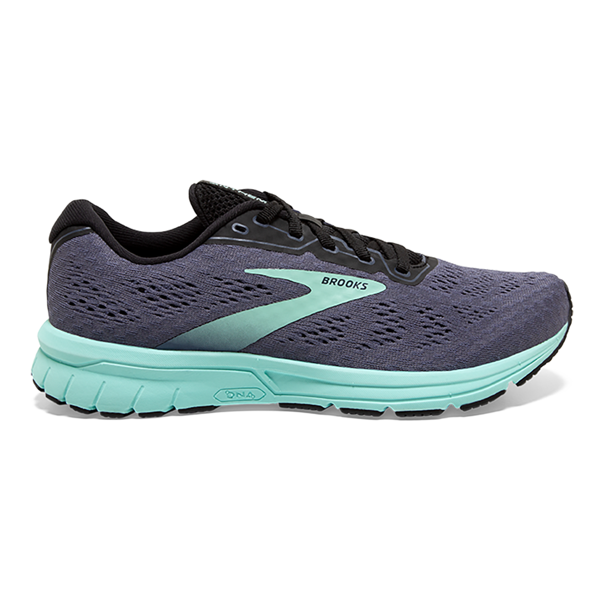 Brooks Anthem 4 — Black - Ebony - Metallic — Size B — Width 10.5 — Front View