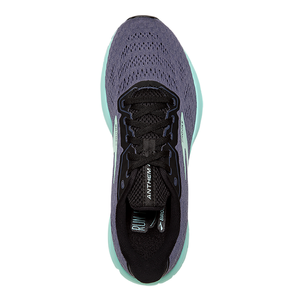Brooks Anthem 4 — Black - Ebony - Metallic — Size B — Width 10.5 — Back View