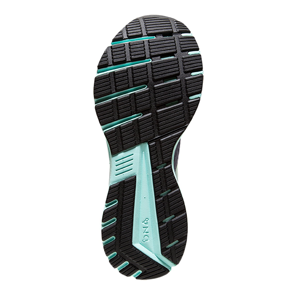 Brooks Anthem 4 — Black - Ebony - Metallic — Size B — Width 10.5 — Top View