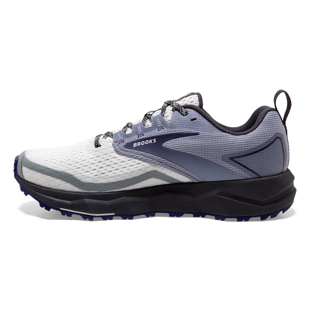 Brooks Divide 2 — Grey - Dawn - Blue Ribbon — Size B — Width 10.5 — Lifestyle View
