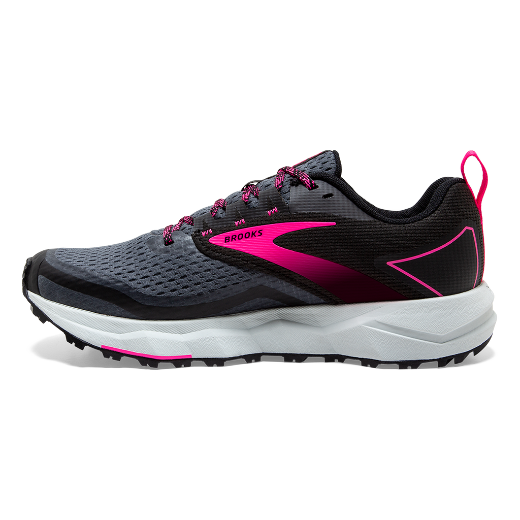 Brooks Divide 2 — Grey - Dawn - Blue Ribbon — Size B — Width 10.5 — Side View