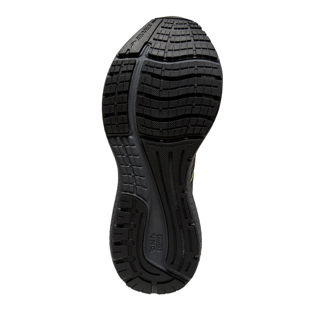 Brooks Glycerin 19 Wild Cheetah — Black - Ebony - Nightlife — Size B — Width 10.5 — Top View