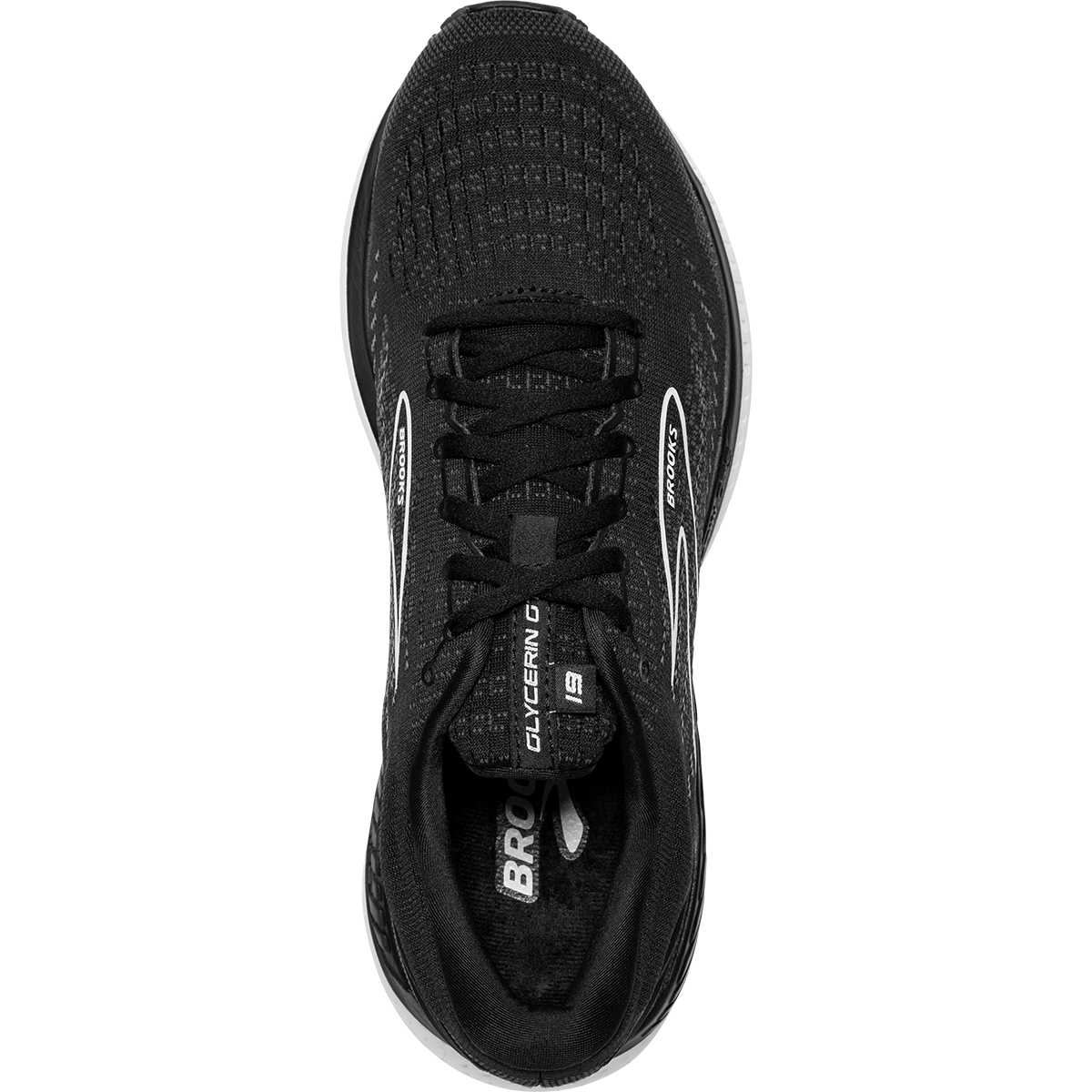 Brooks Glycerin GTS 19 — Black - Ombre - Metallic — Size D — Width 5 — Alternate View 19