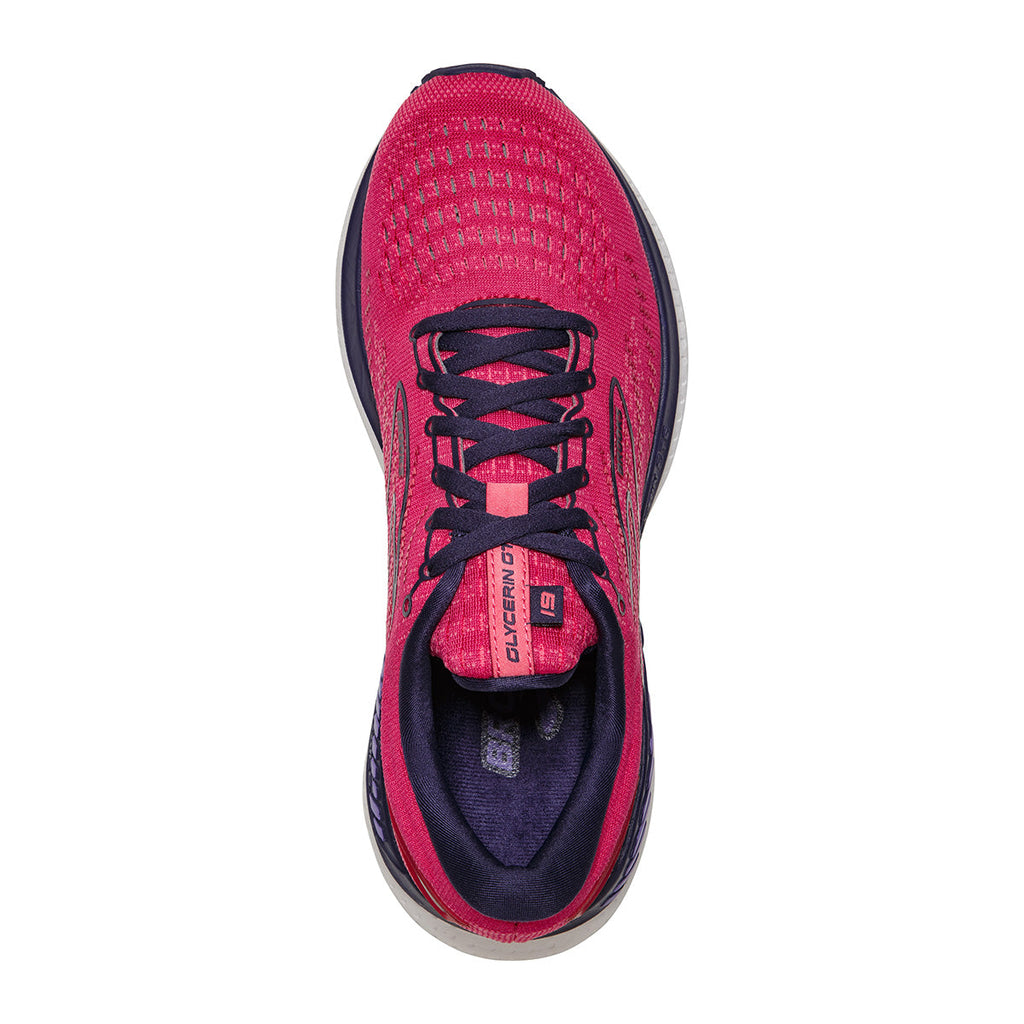 Brooks Glycerin GTS 19 — Black - Ombre - Metallic — Size D — Width 5 — Back View