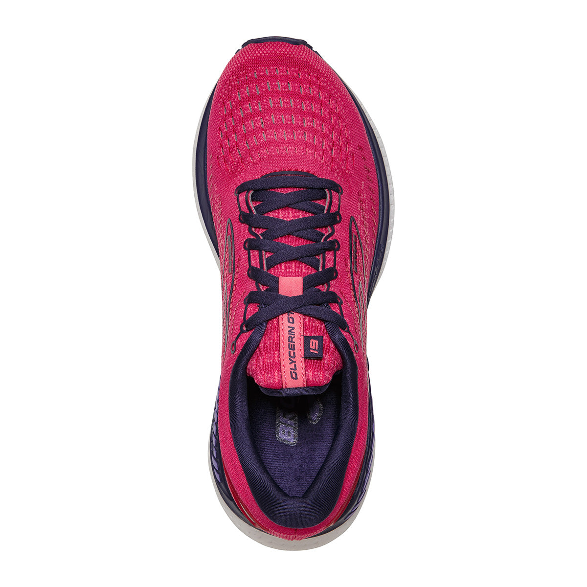 Brooks Glycerin GTS 19 — Black - Ombre - Metallic — Size D — Width 5 — Back View