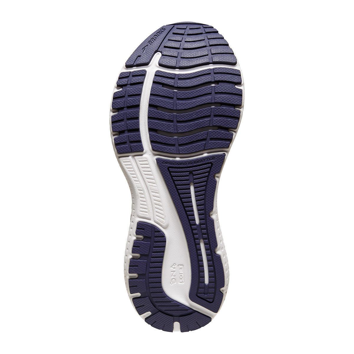 Brooks Glycerin GTS 19 — Black - Ombre - Metallic — Size D — Width 5 — Top View