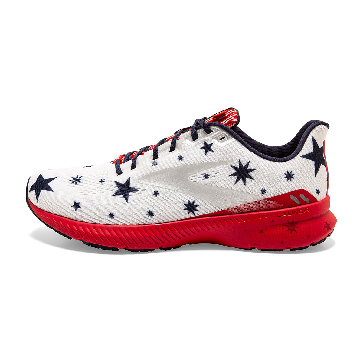 Brooks Launch 8 Run USA — Blue - Red - Silver — Size B — Width 10.5 — Alternate View 7