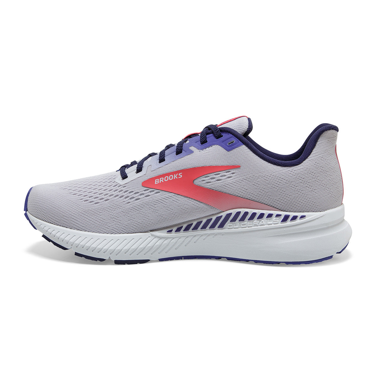 Brooks Launch GTS 8 — Black - Ebony - Blue Tint — Size B — Width 10.5 — Lifestyle View