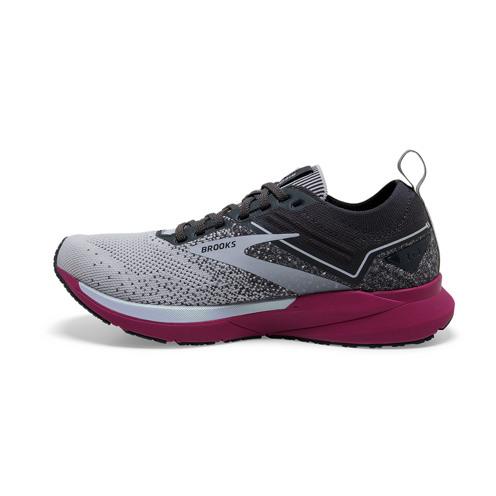 Brooks Ricochet 3 — Grey - Lavender - Baton Rouge — Size B — Width 10.5 — Lifestyle View