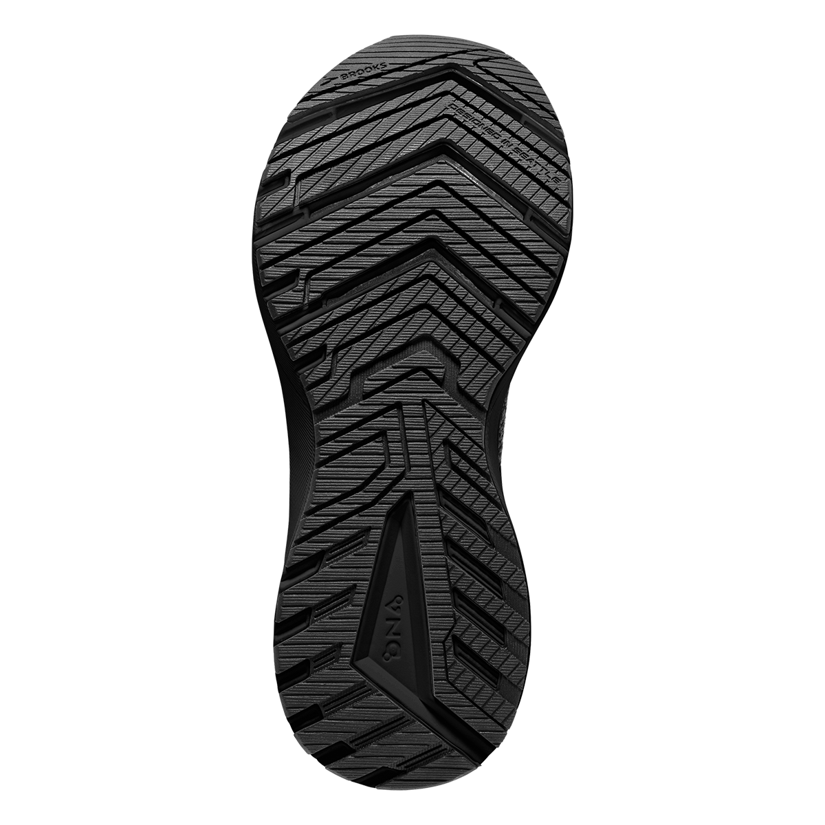 Brooks Ricochet 3 — Grey - Lavender - Baton Rouge — Size B — Width 10.5 — Top View