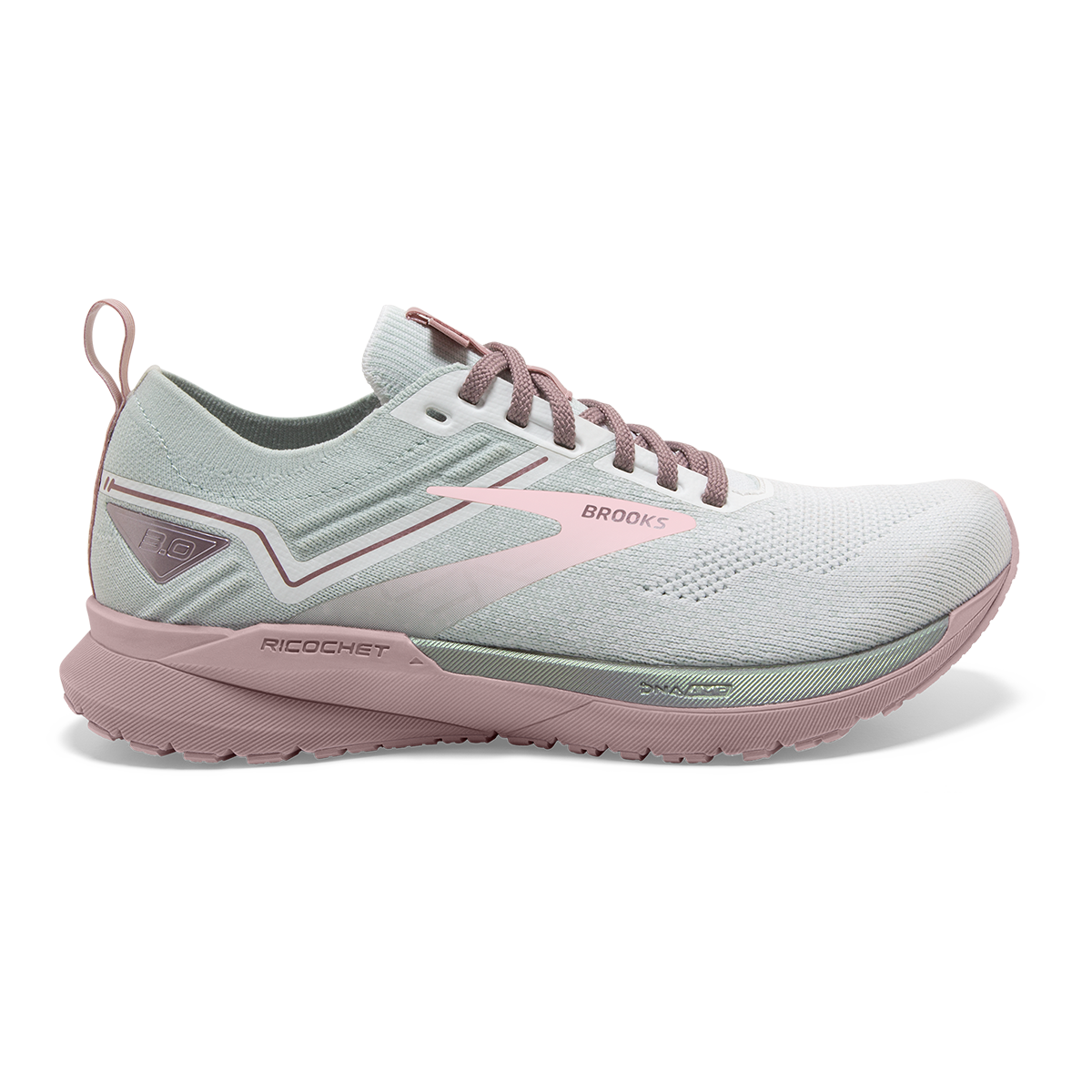 Brooks Ricochet 3 — Grey - Lavender - Baton Rouge — Size B — Width 10.5 — Alternate View 13