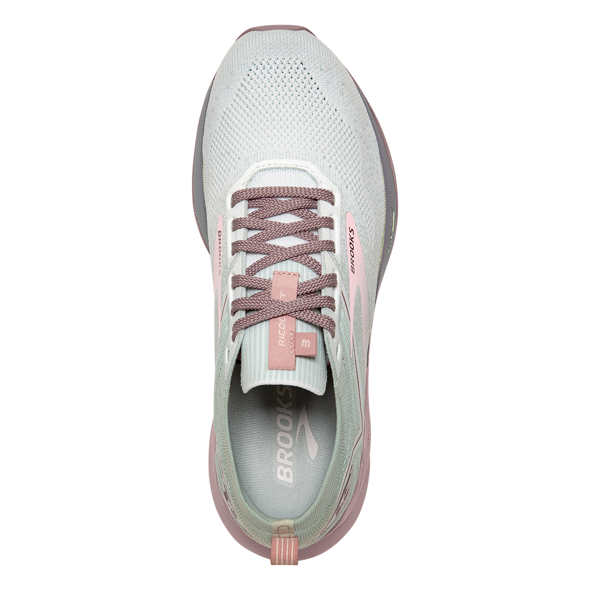 Brooks Ricochet 3 — Grey - Lavender - Baton Rouge — Size B — Width 10.5 — Alternate View 15