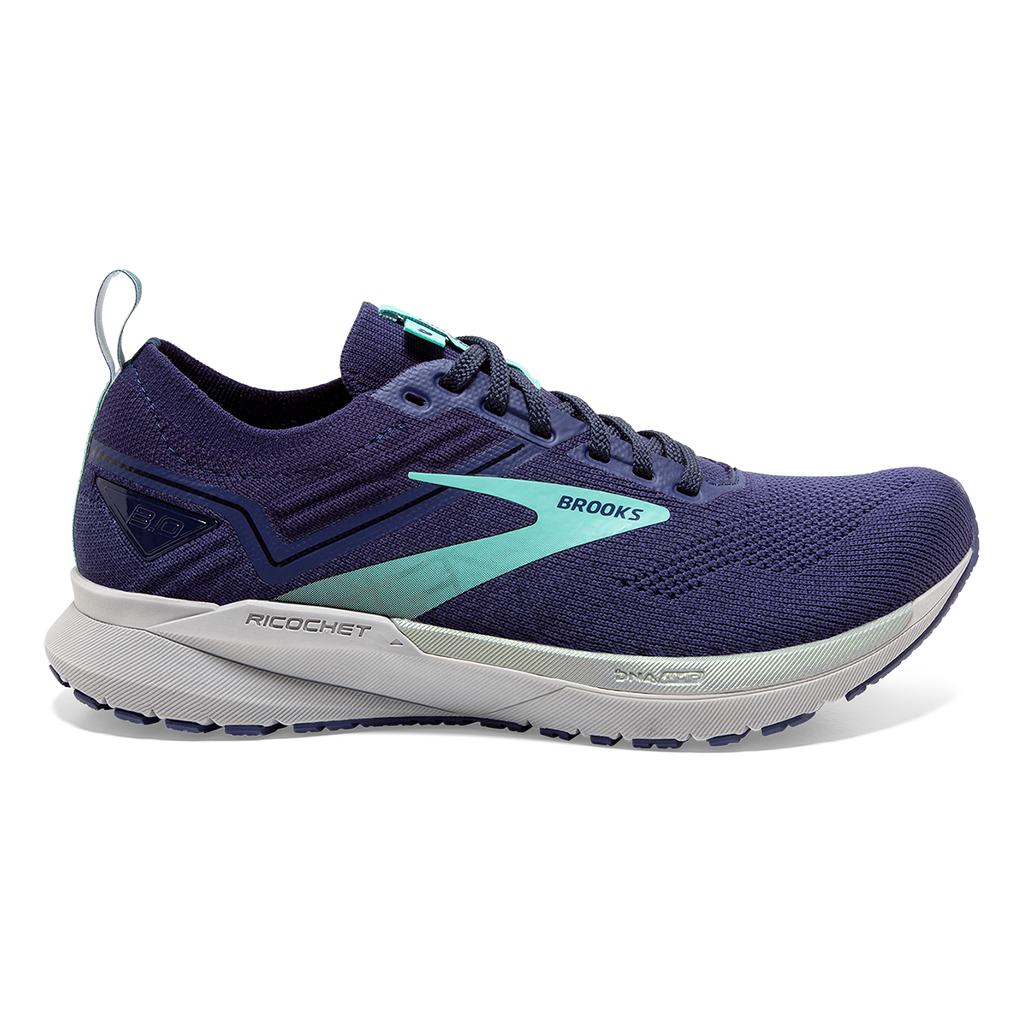 Brooks Ricochet 3 — Grey - Lavender - Baton Rouge — Size B — Width 10.5 — Alternate View 9