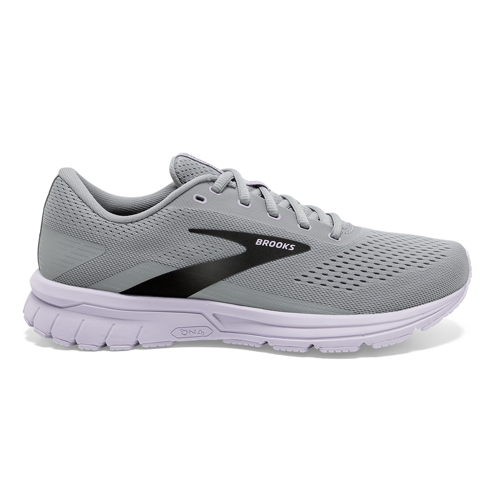 Brooks Signal 3 — Grey - Lavender Blue - Metallic Black — Size B — Width 10.5 — Alternate View 9