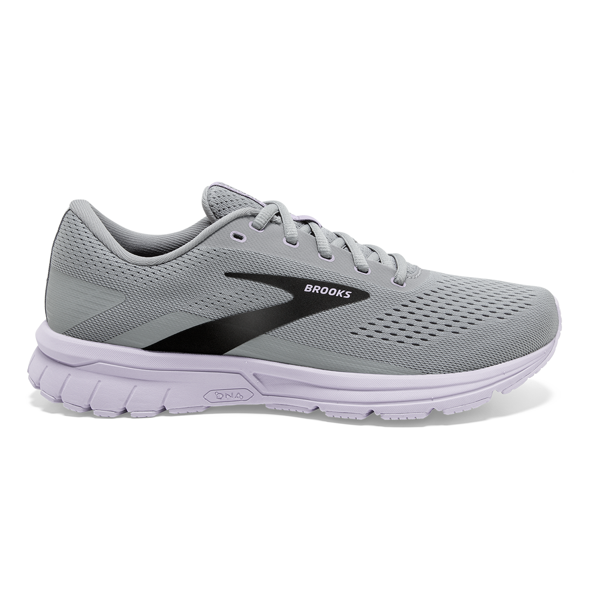 Brooks Signal 3 — Grey - Lavender Blue - Metallic Black — Size B — Width 10.5 — Alternate View 9