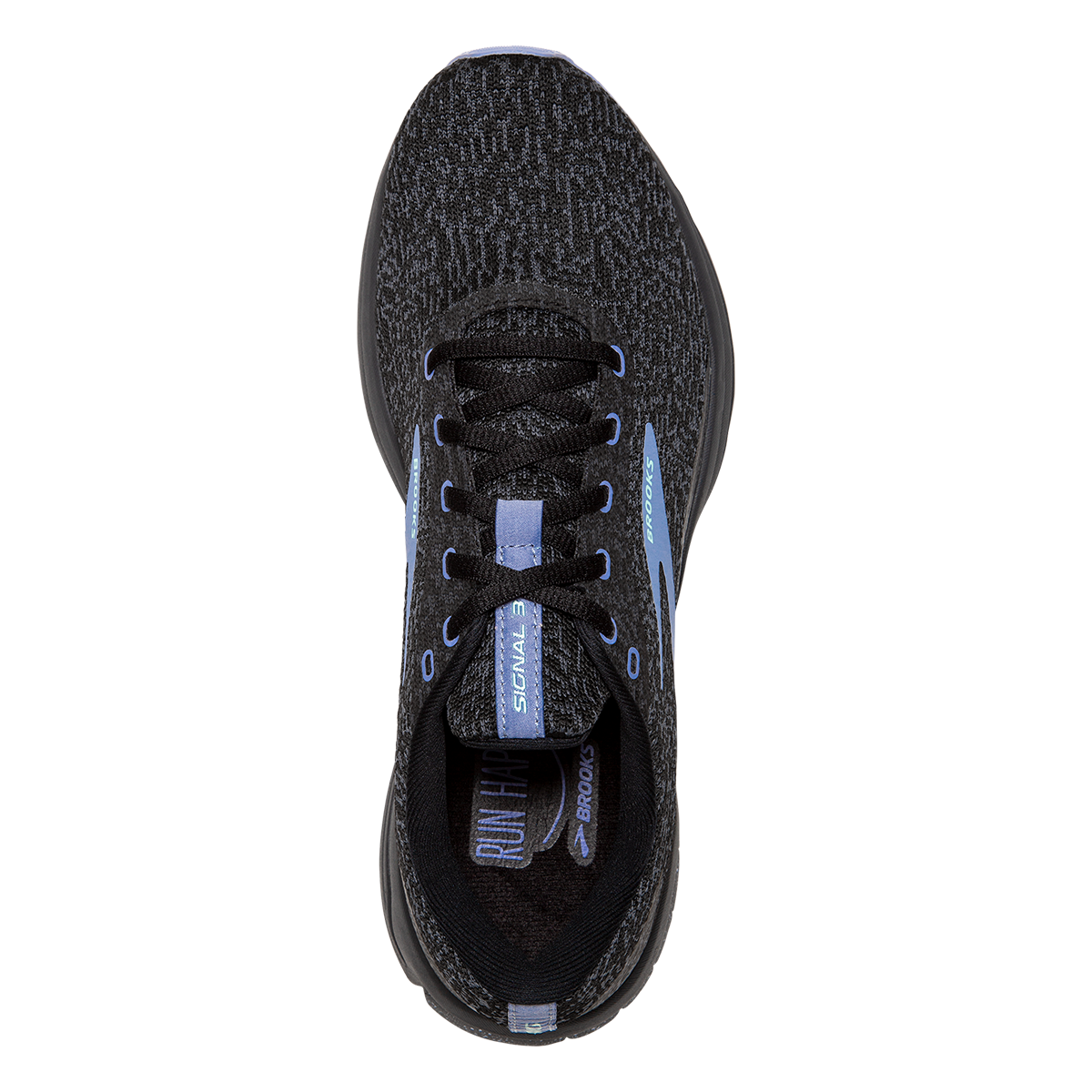 Brooks Signal 3 — Grey - Lavender Blue - Metallic Black — Size B — Width 10.5 — Alternate View 7
