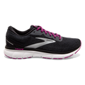 Brooks Trace — Ebony - White - Pink — Size B — Width 9 — Front View