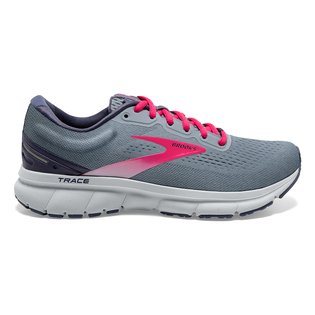 Brooks Trace — Ebony - White - Pink — Size B — Width 9 — Alternate View 9
