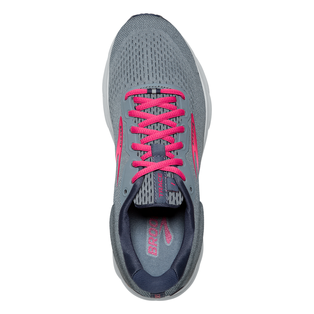 Brooks Trace — Ebony - White - Pink — Size B — Width 9 — Alternate View 11