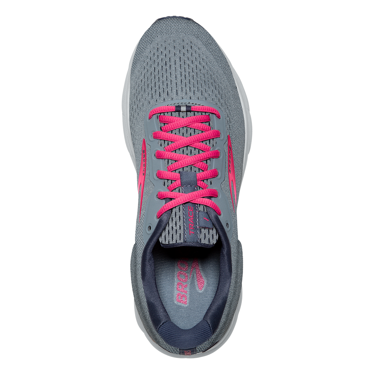 Brooks Trace — Ebony - White - Pink — Size B — Width 9 — Alternate View 11