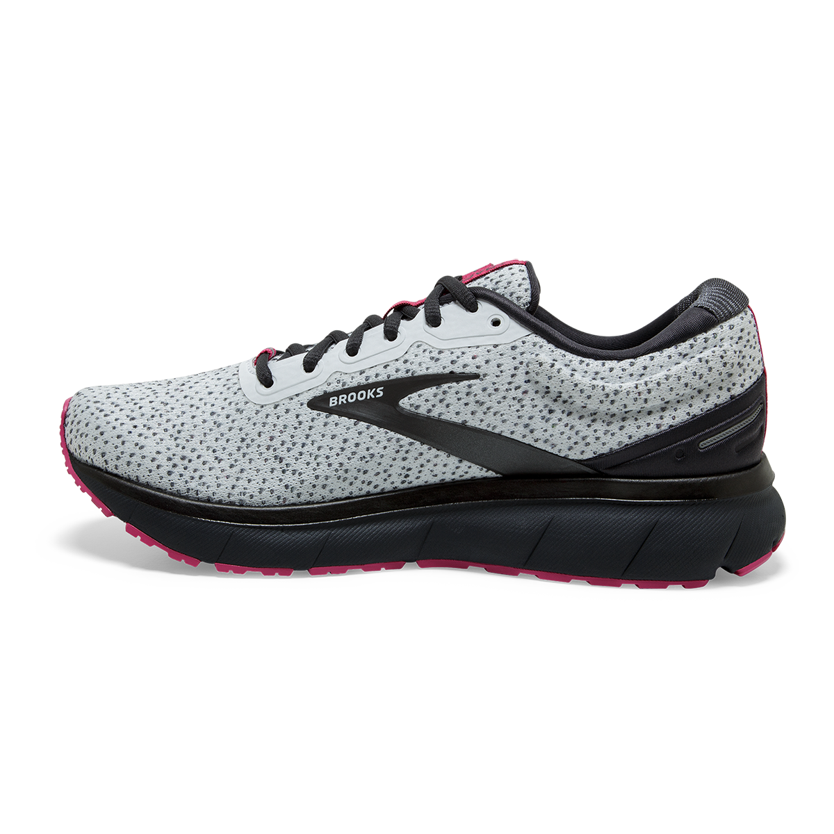 Brooks Trace — Ebony - White - Pink — Size B — Width 9 — Lifestyle View