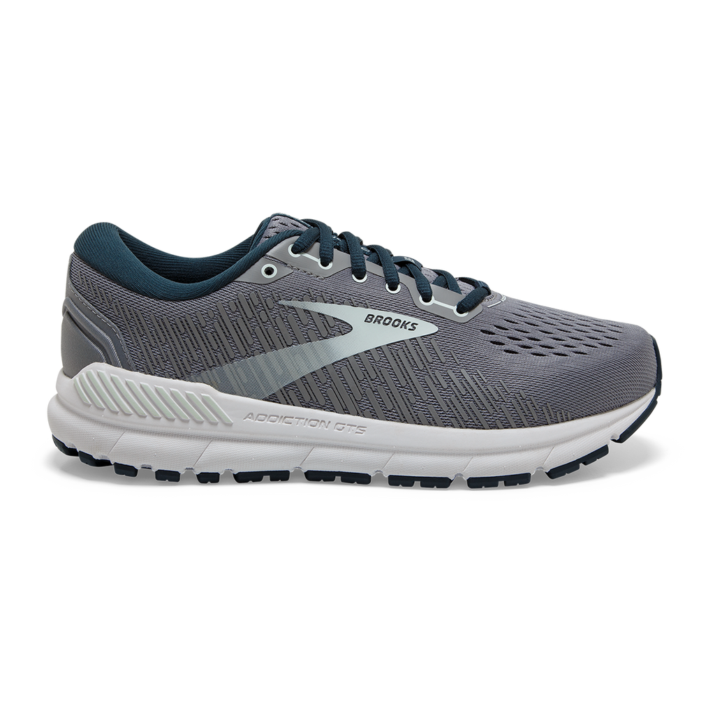 Brooks Addiction GTS 15 — Black - Ebony - Mauvewood — Size B — Width 10 — Detail View