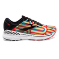 Brooks Adrenaline GTS 22 Disco — Black - Bittersweet - Limelight — Size B — Width 5 — Front View