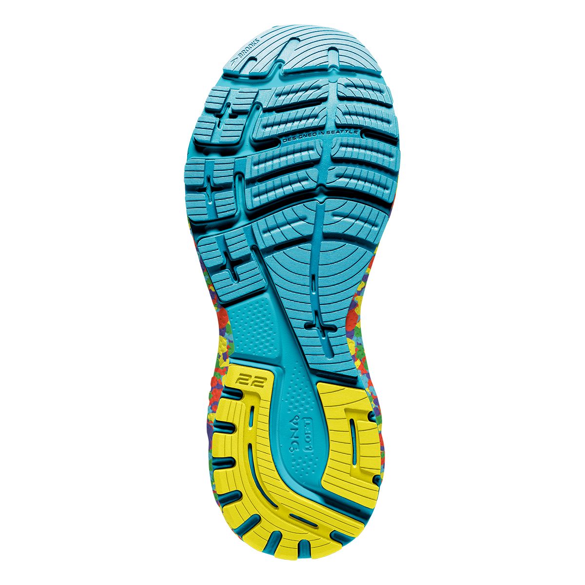 Brooks Adrenaline GTS 22 Bowl — Bowl O Brooks — Size B — Width 5.5 — Top View