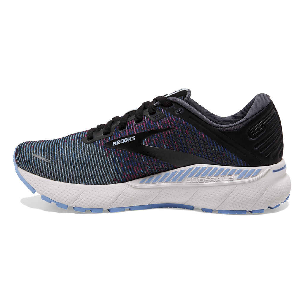 Brooks Adrenaline GTS 22 Pixel — Lavender - Black - Grey — Size B — Width 10.5 — Side View