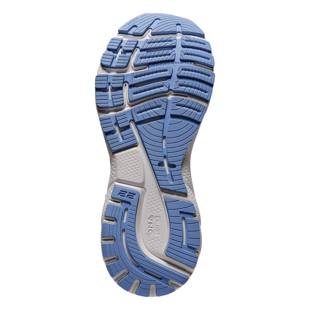 Brooks Adrenaline GTS 22 Pixel — Lavender - Black - Grey — Size B — Width 10.5 — Top View