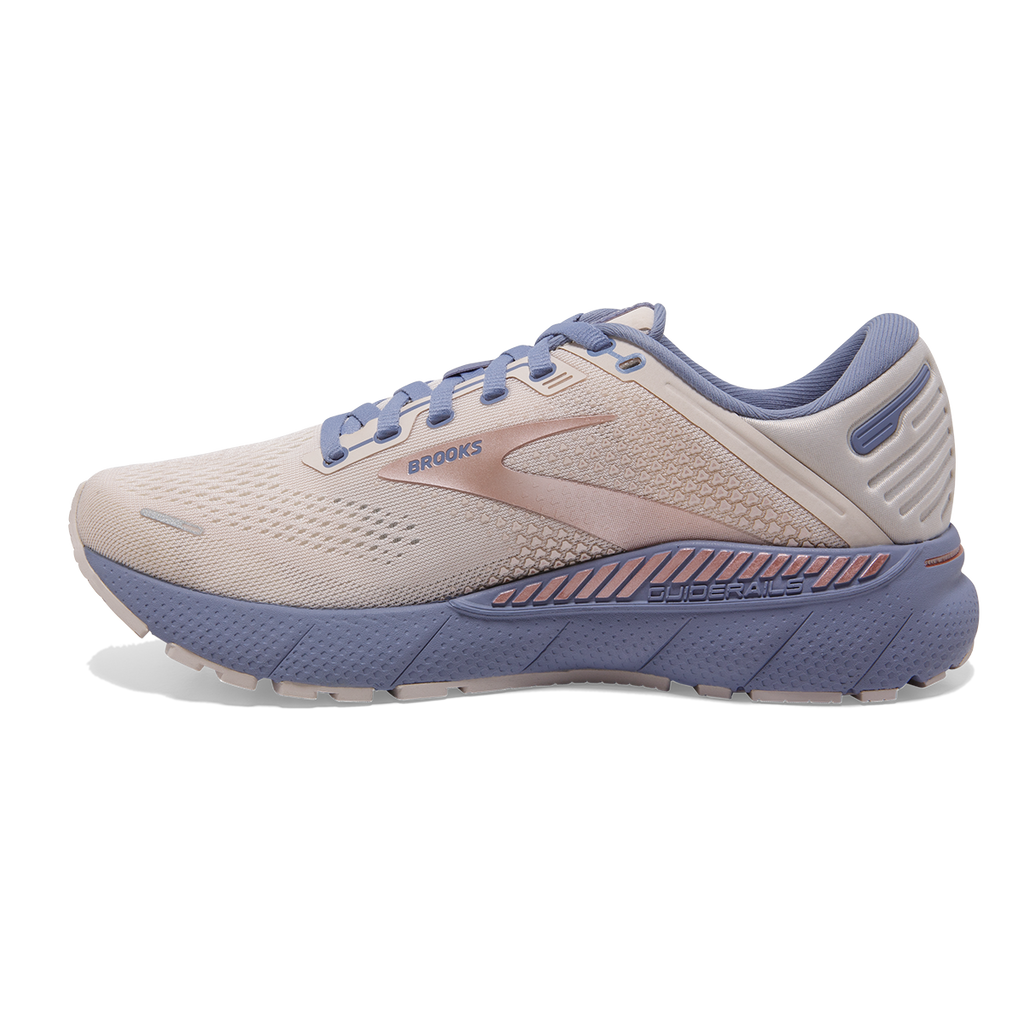 Brooks Adrenaline GTS 22 Metallic — Lilac - Tempest - Pink — Size B — Width 10 — Side View