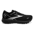 Brooks Ghost 14 GTX — Black - Blackened Pearl - Aqua Glass — Size B — Width 10.5 — Front View