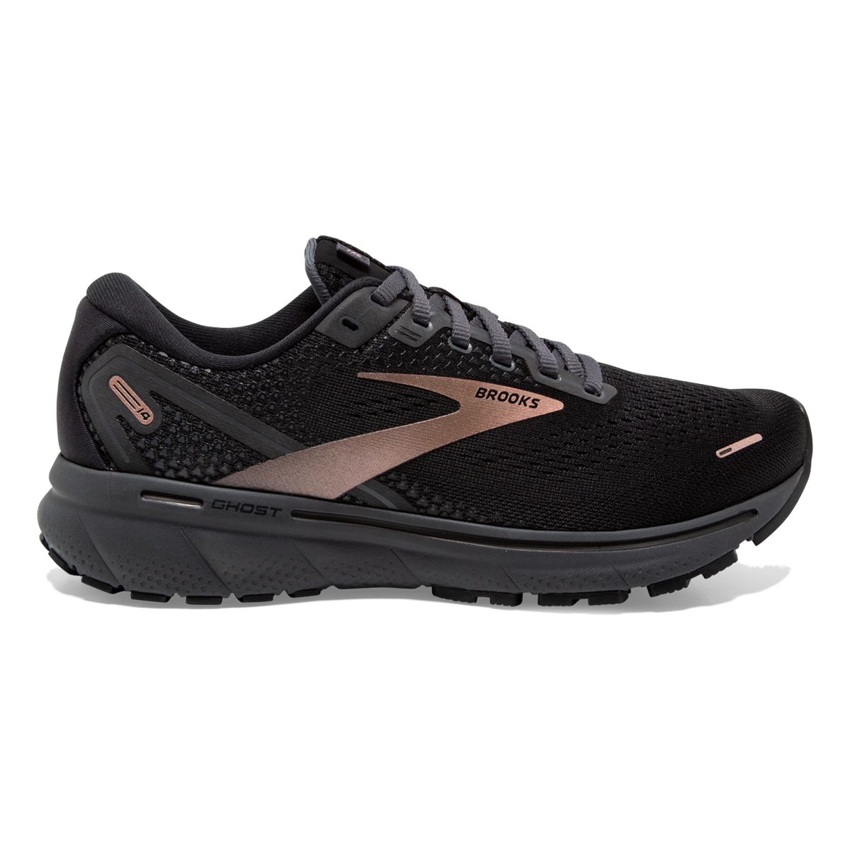 Brooks Ghost 14 — Black - Pink - Yucca — Size B — Width 8.5 — Alternate View 17